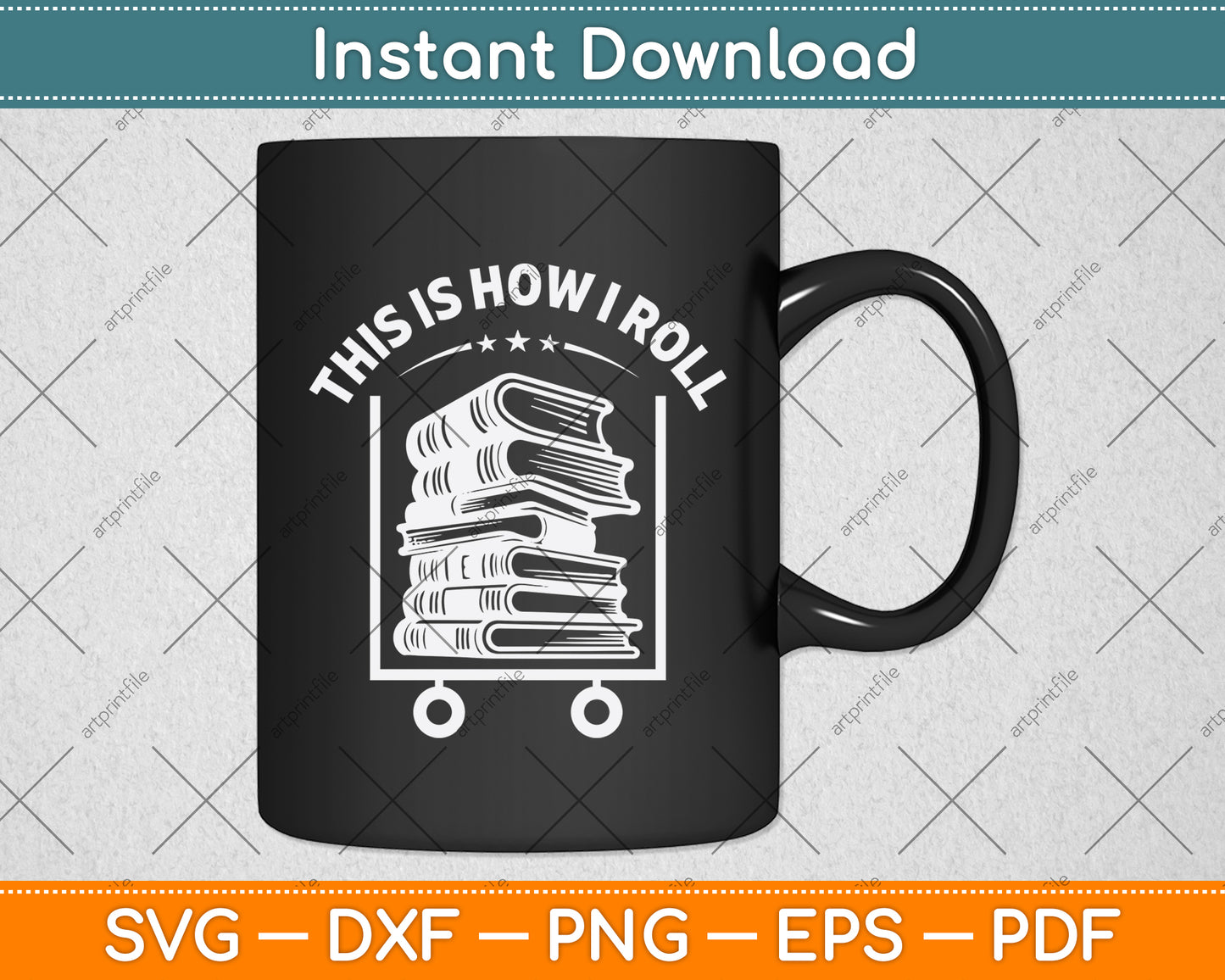 This Is How I Roll Funny Librarian Svg Digital Cutting File