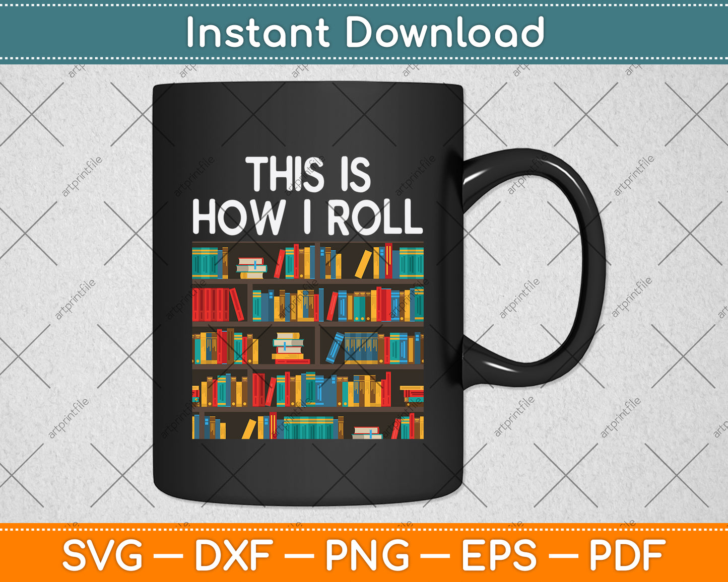 This Is How I Roll Funny Librarian Svg Digital Cutting File