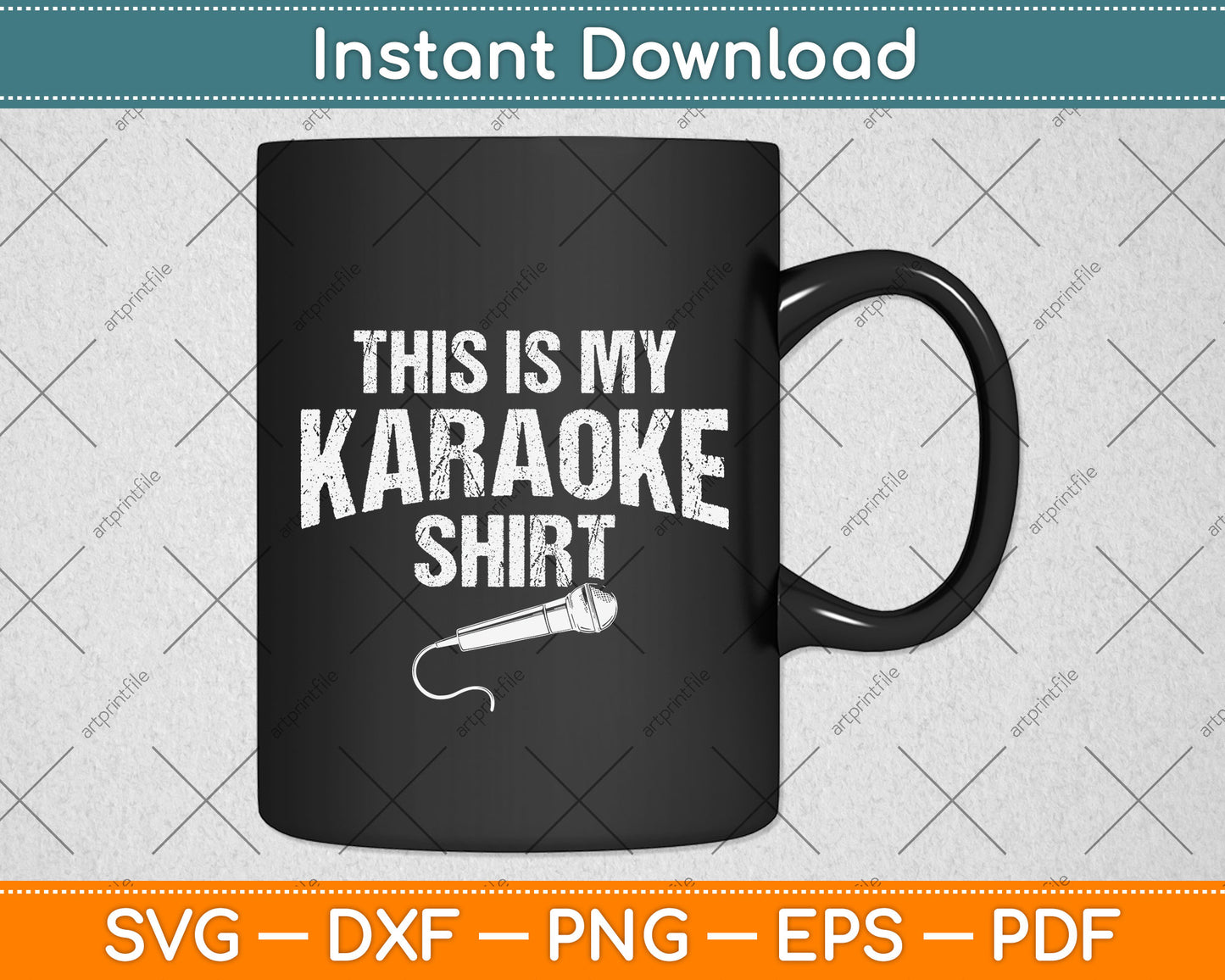 This Is My Karaoke Shirt Singing Lover Svg Png Dxf Digital Cutting File