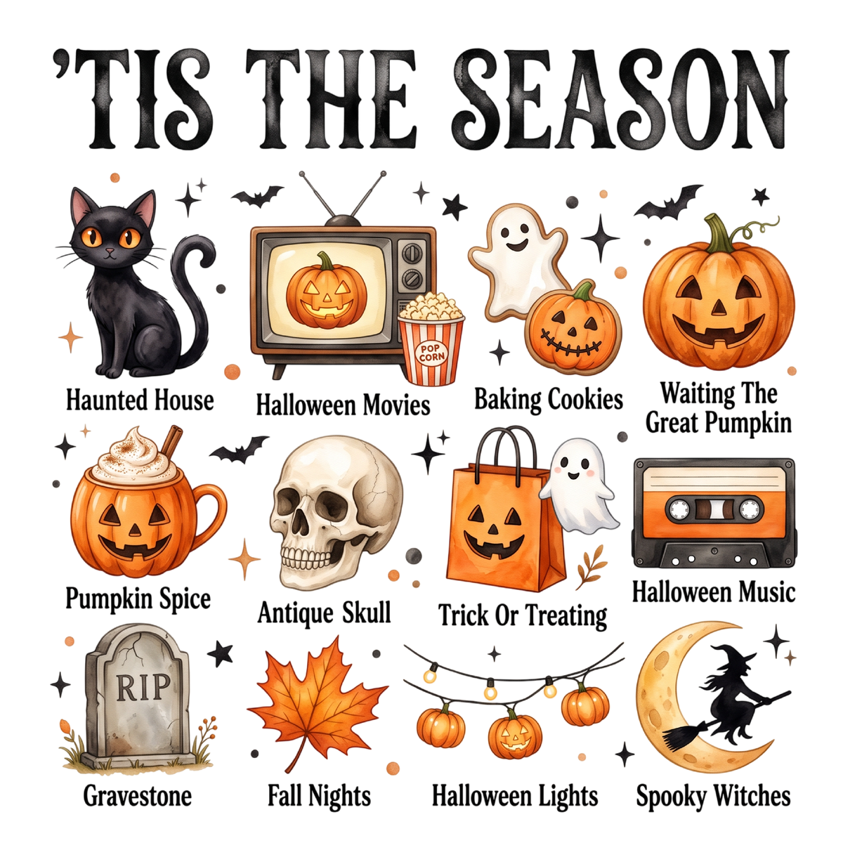 Tis the Season Halloween PNG