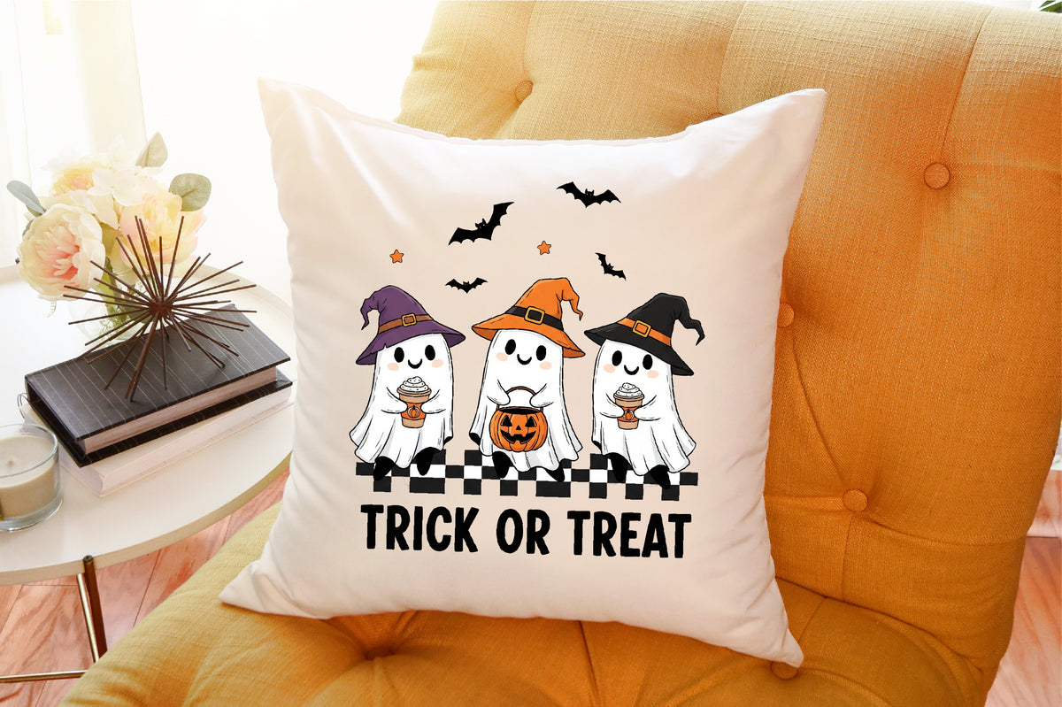 Trick or Treat Ghost Coffee PNG