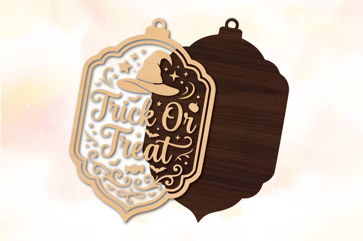 Trick or Treat Halloween Laser Cut SVG