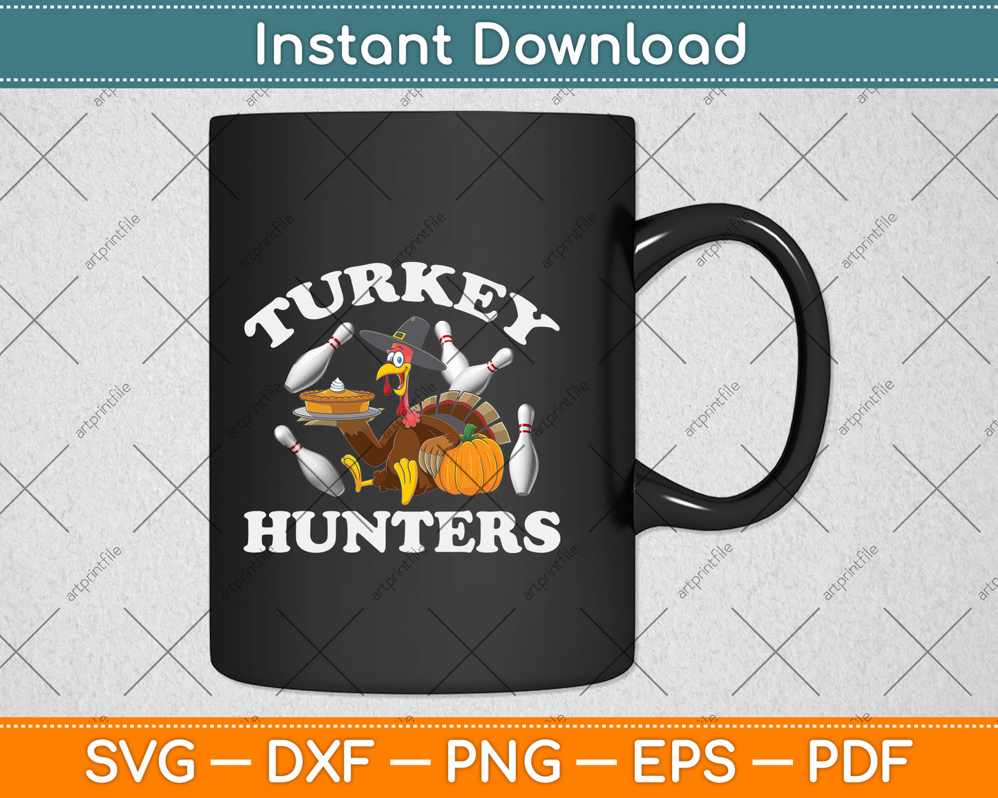 Turkey Hunters Turkey Thanksgiving Svg Png Dxf Digital Cutting File