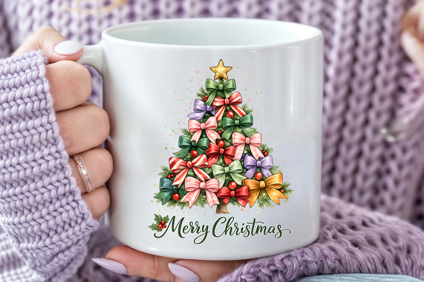 Vintage Christmas Sublimation PNG Santa Tree Nutcracker Merry Christmas Bundle