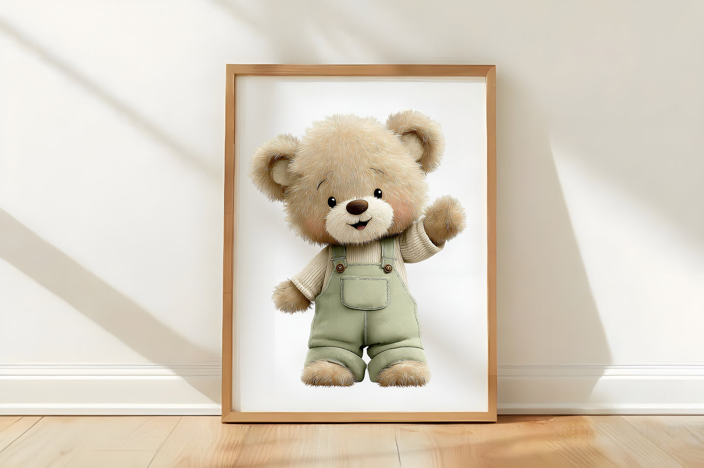 Watercolor Teddy Bear Clipart PNG Bundle | Cute Hand Painted Teddy Bear Clipart