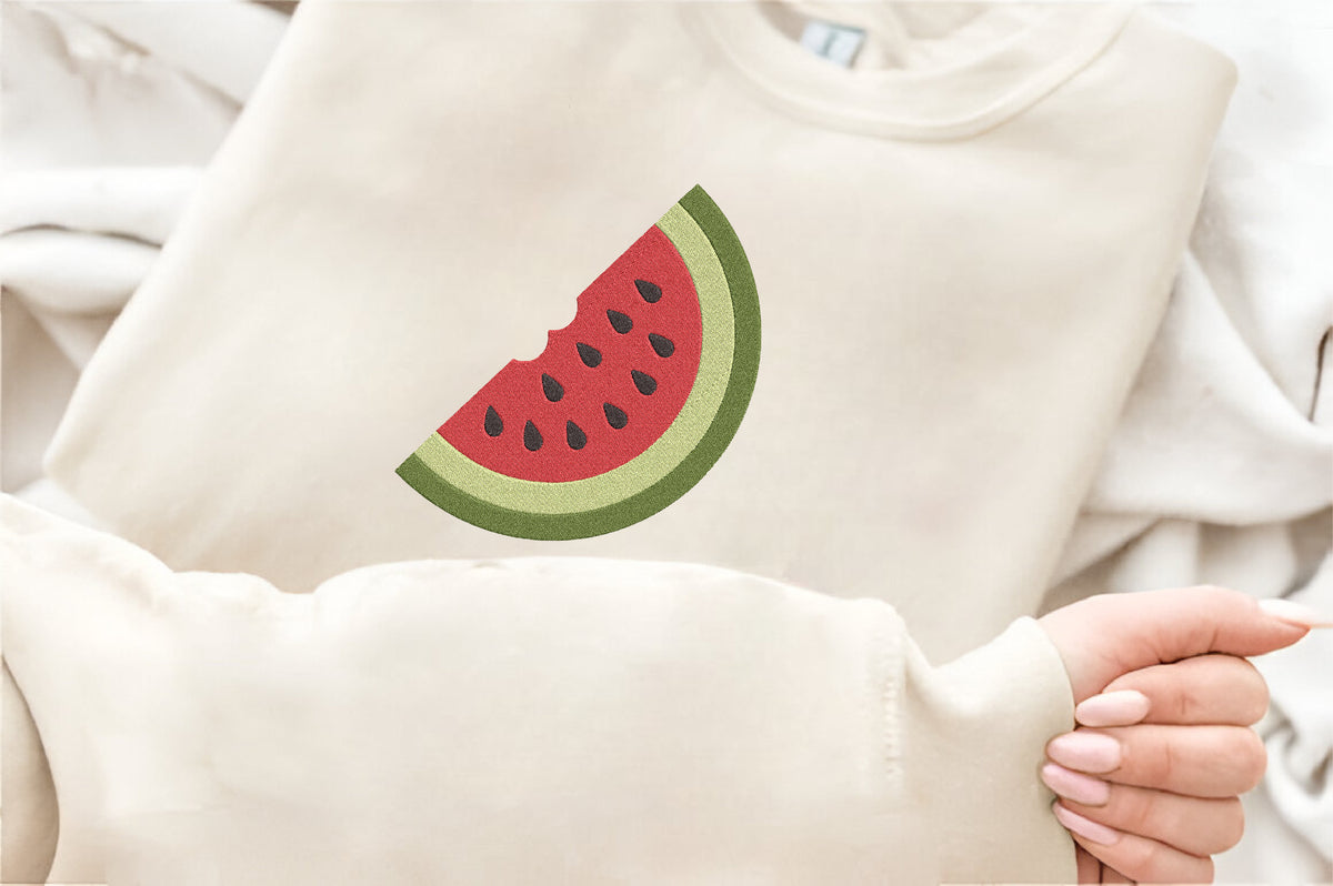 Watermelon Embroidery Design