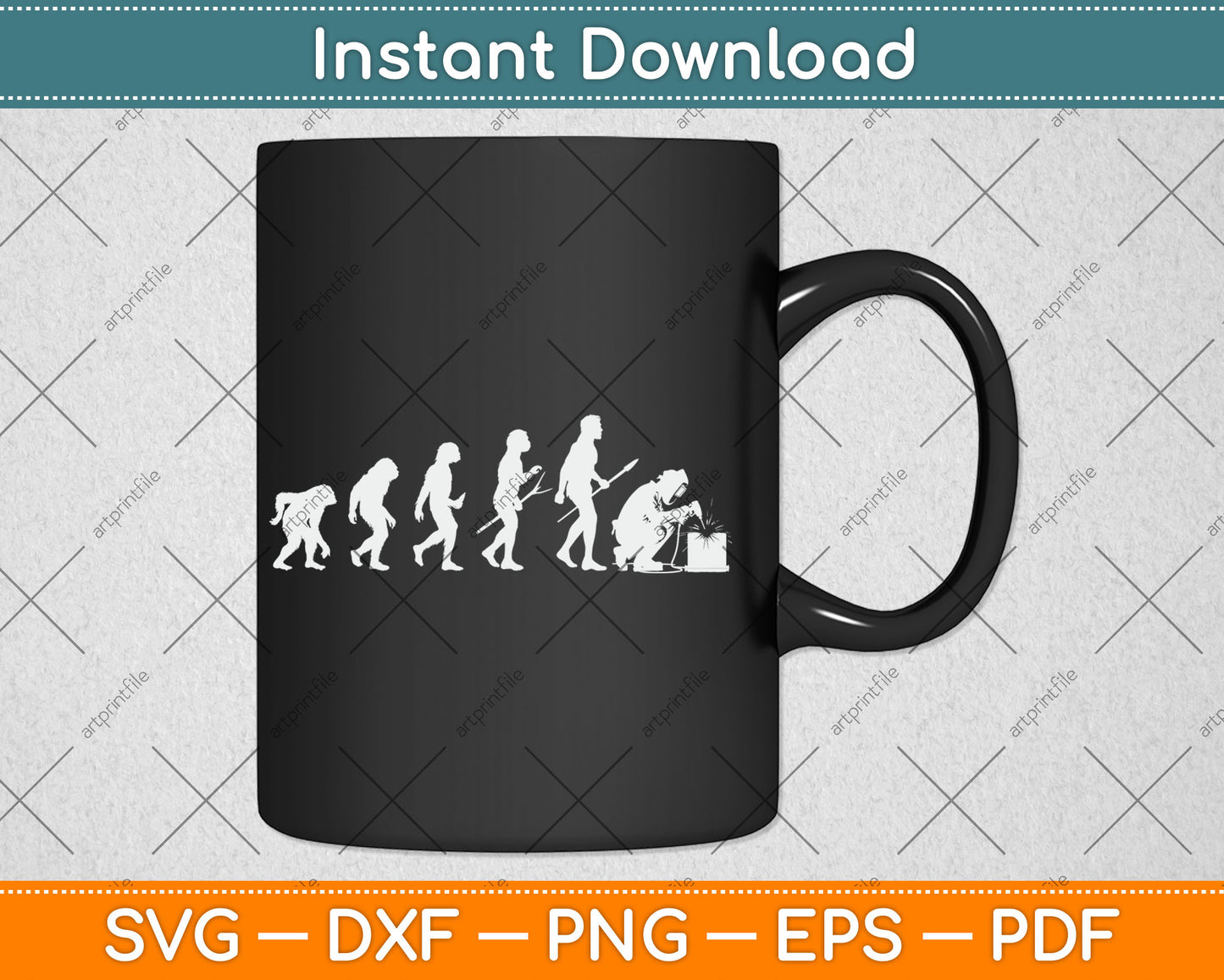 Welder Evolution Craftsman Welding Profession Welders Svg Digital Cutting File