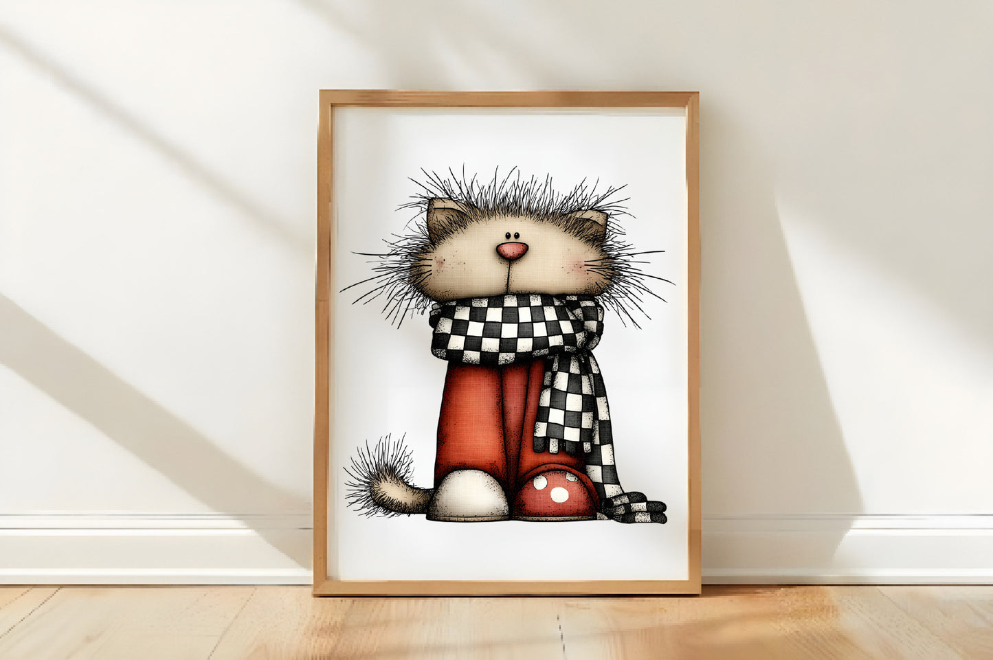 Whimsical Cats Clipart PNG Bundle | Cute Watercolor Cat Clipart | Adorable Kawaii Cats