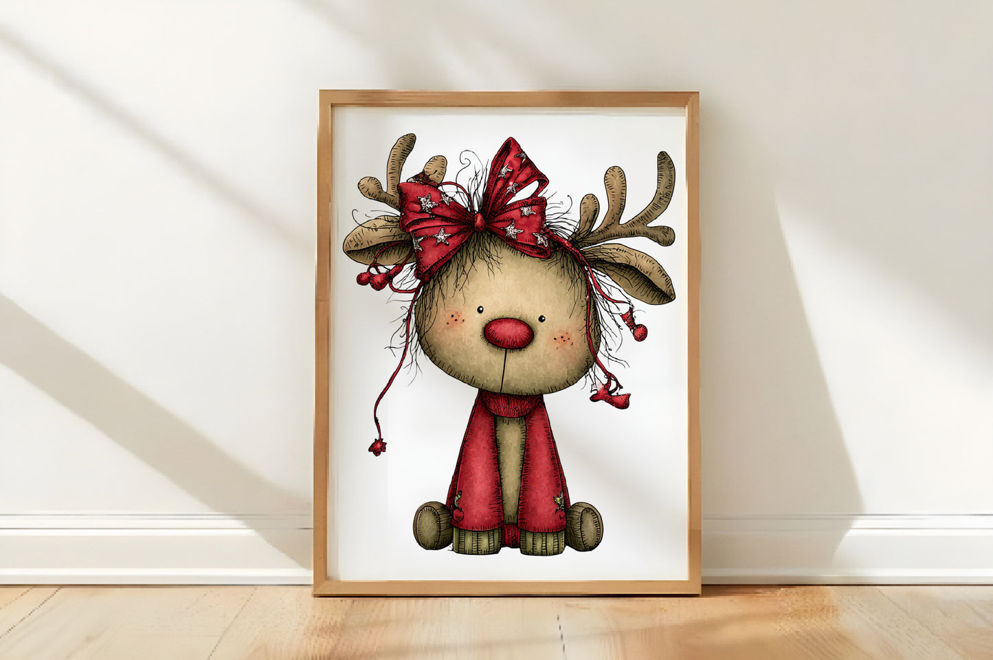 Whimsical Christmas Animal Clipart PNG Bundle | Cute Watercolor Holiday Animals | Festive Christmas Animal Clipart