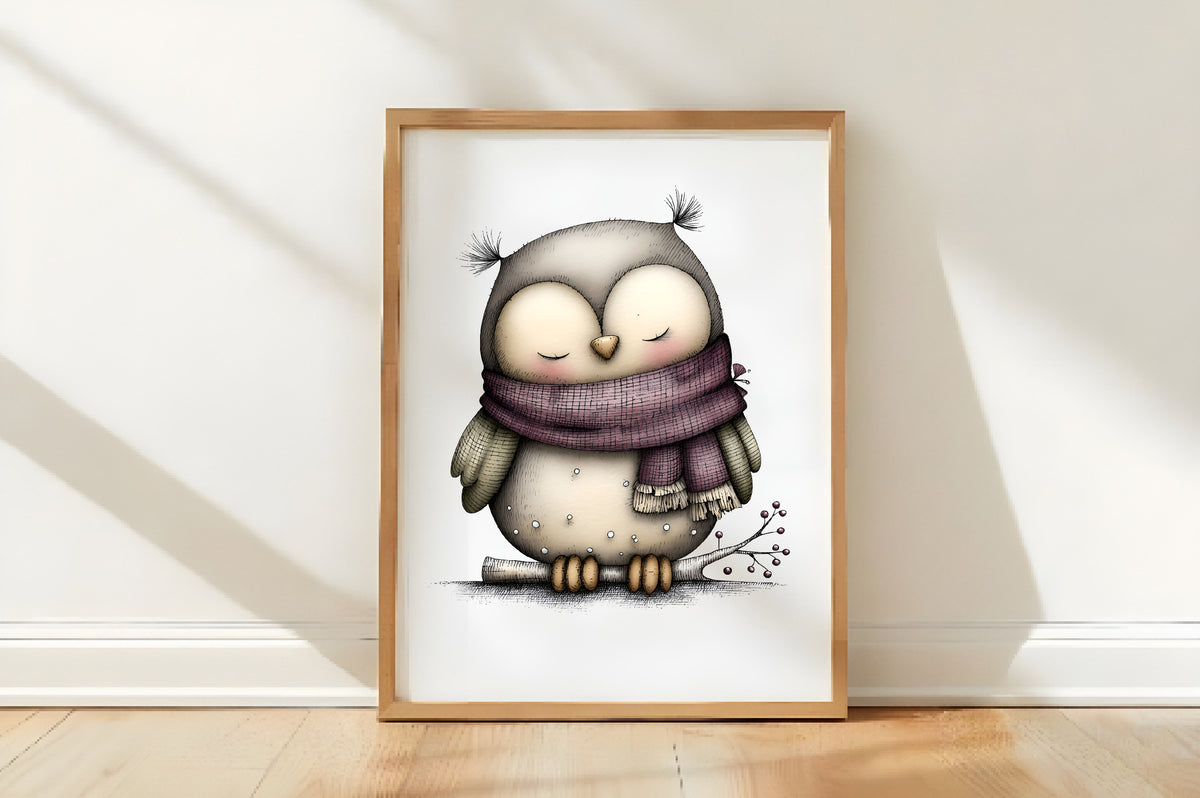 Whimsical Christmas Animals Clipart PNG