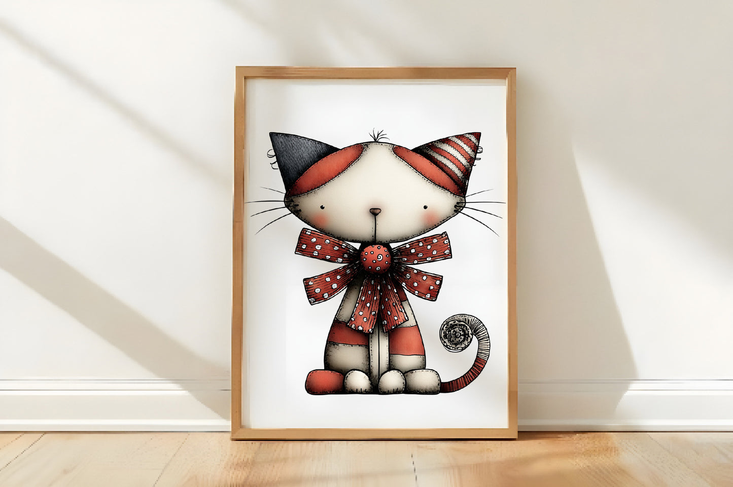 Whimsical Christmas Cats Clipart PNG Bundle | Cute Watercolor Holiday Cats | Festive Christmas Cat Clipart