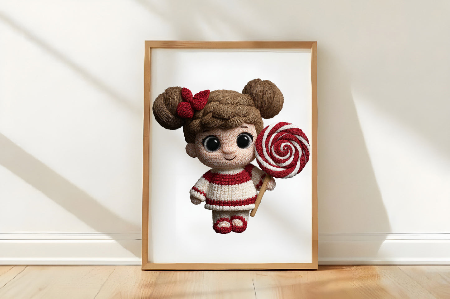 Whimsical Christmas Girl Clipart PNG