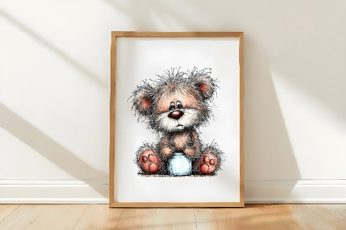 Whimsical Christmas Teddy Bear Clipart PNG