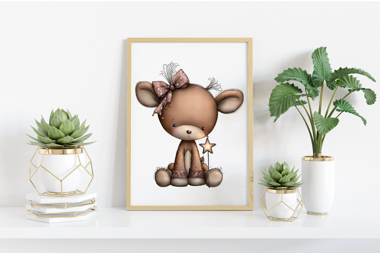 Whimsical Christmas Woodland Animal Clipart PNG