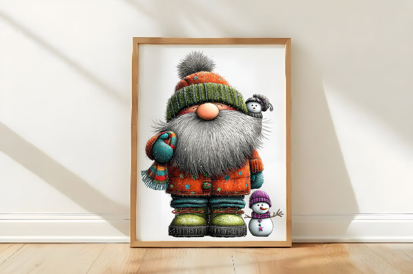 Whimsical Santa Clipart PNG Bundle | Cute Watercolor Santa Claus Clipart | Festive Holiday Santa PNG