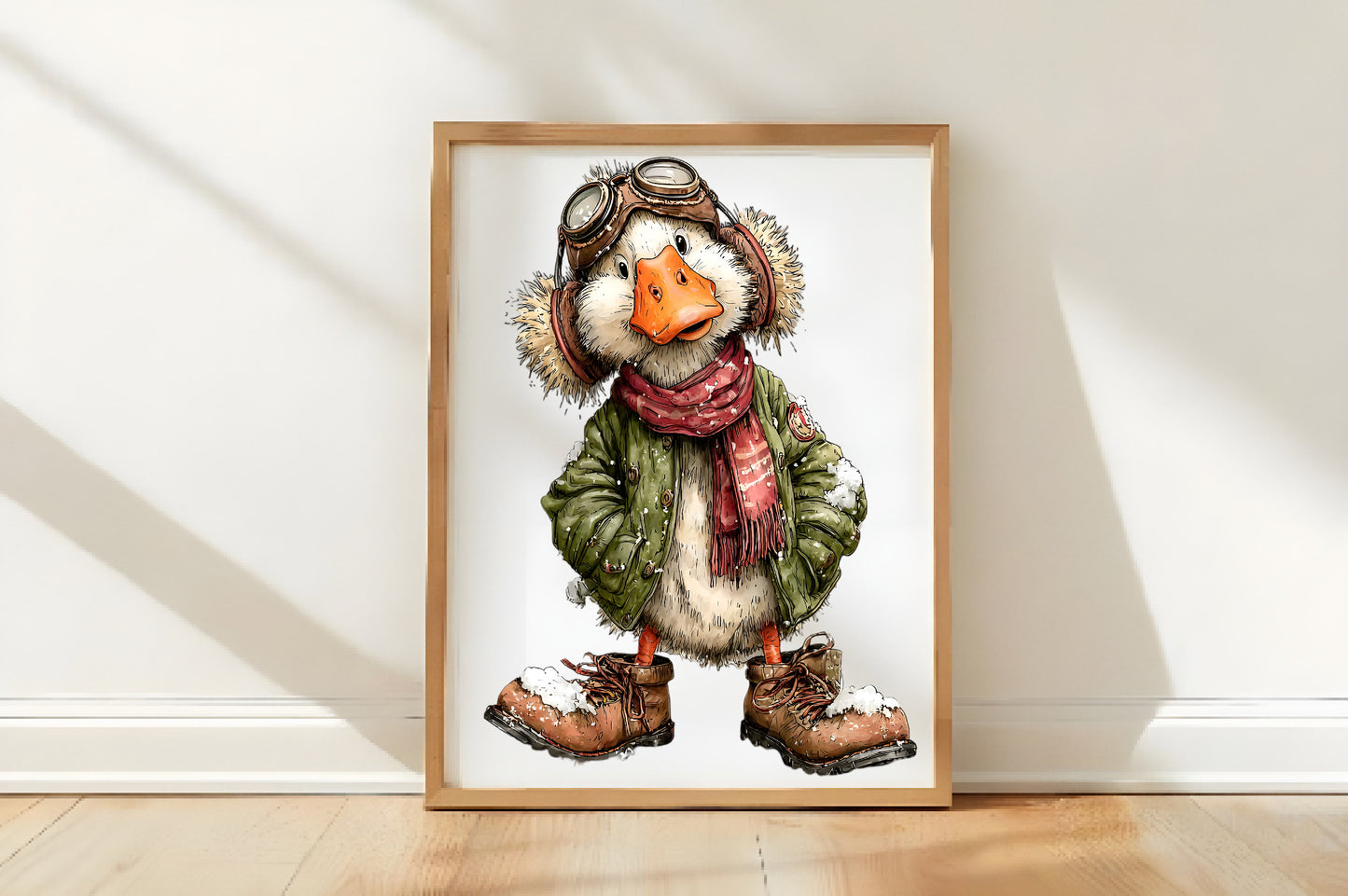 Whimsical Winter Animal Clipart Bundle | Cute Watercolor Winter Animals PNG