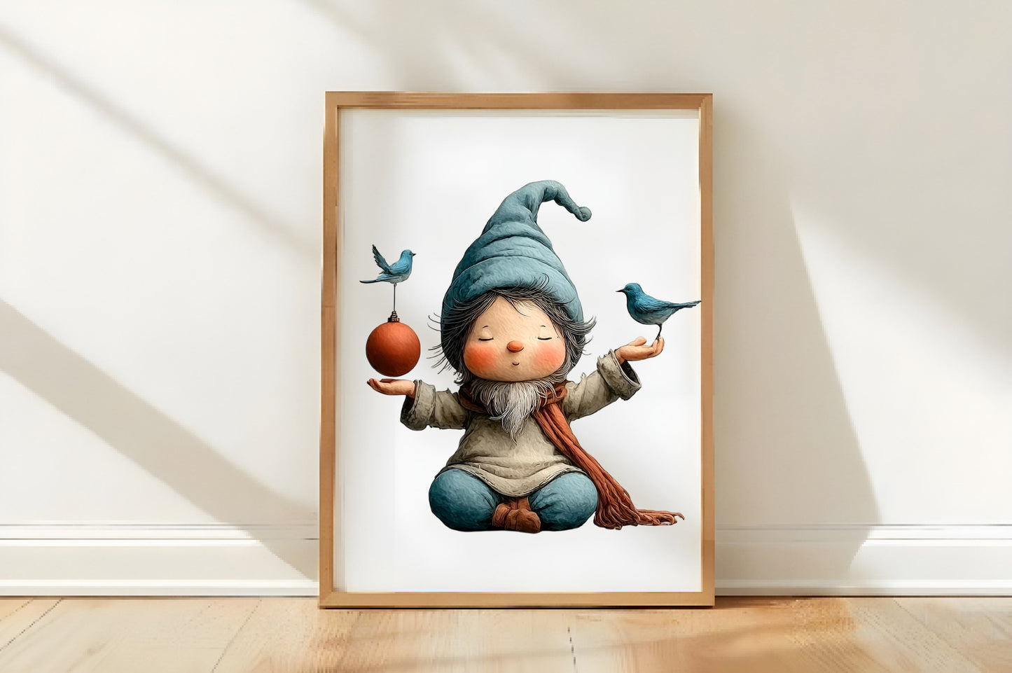 Winter Christmas Gnome Clipart PNG
