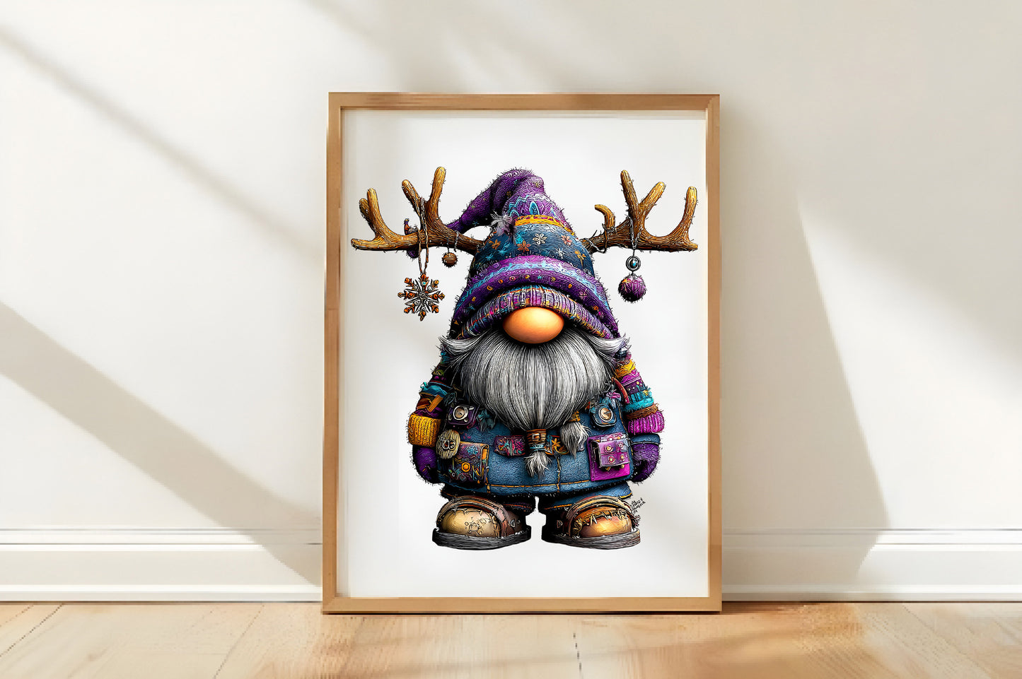 Winter Christmas Gnome Clipart PNG