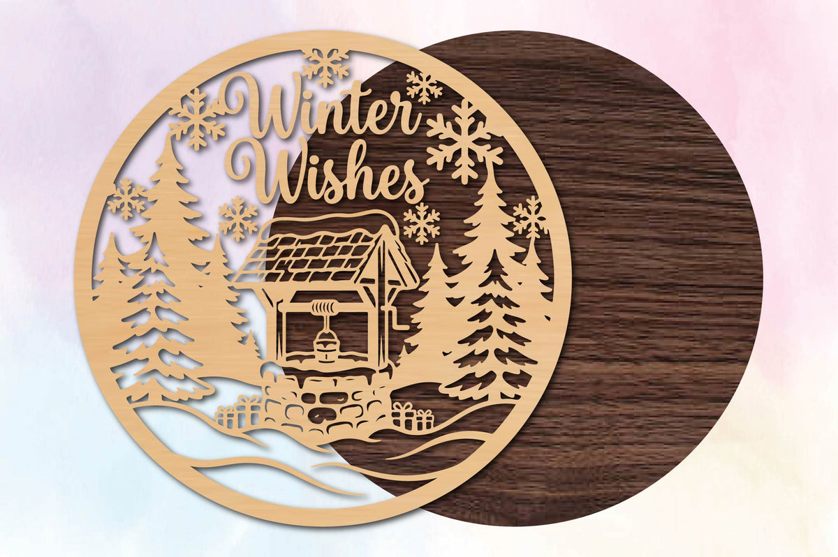 Winter Wishes Cabin Retreat SVG