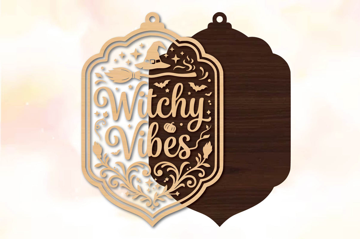 Witchy Vibes Halloween Laser Cut SVG