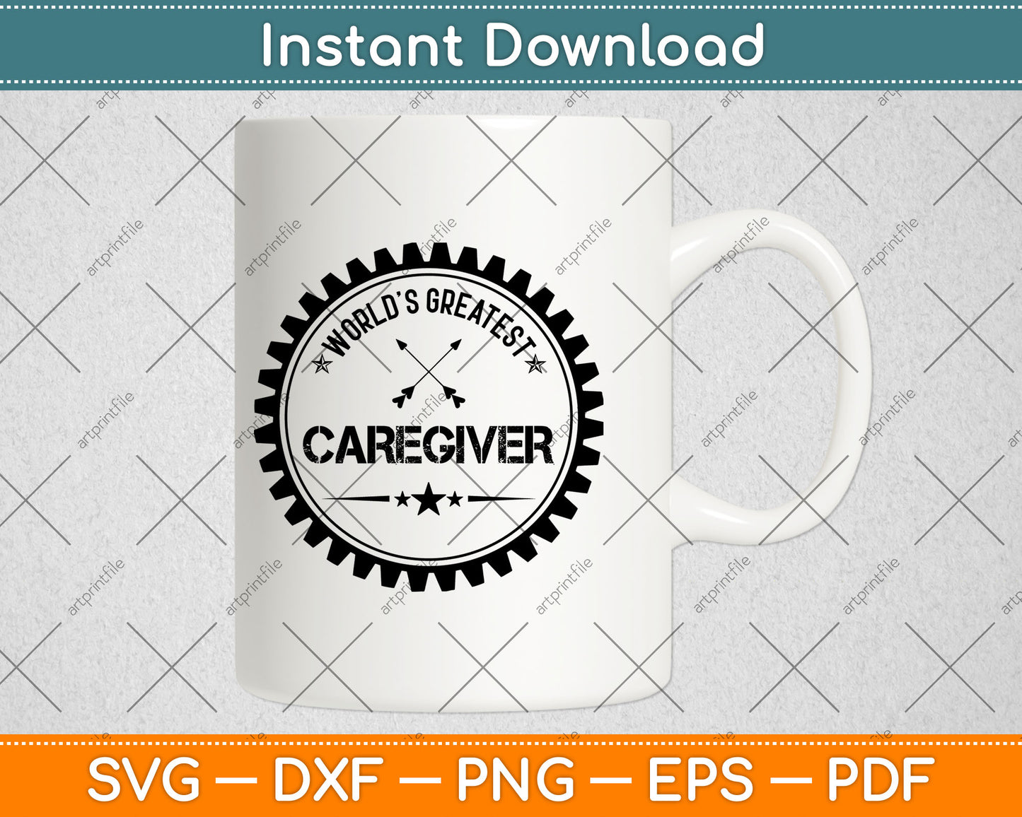 World’s Greatest Caregiver Svg Digital Cutting File