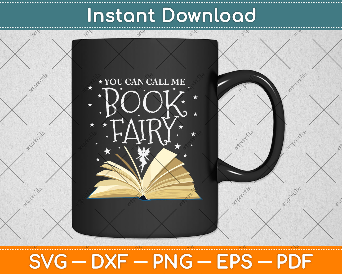 You Can Call Me Book Fairy Book Lovers Svg Digital Cutting File