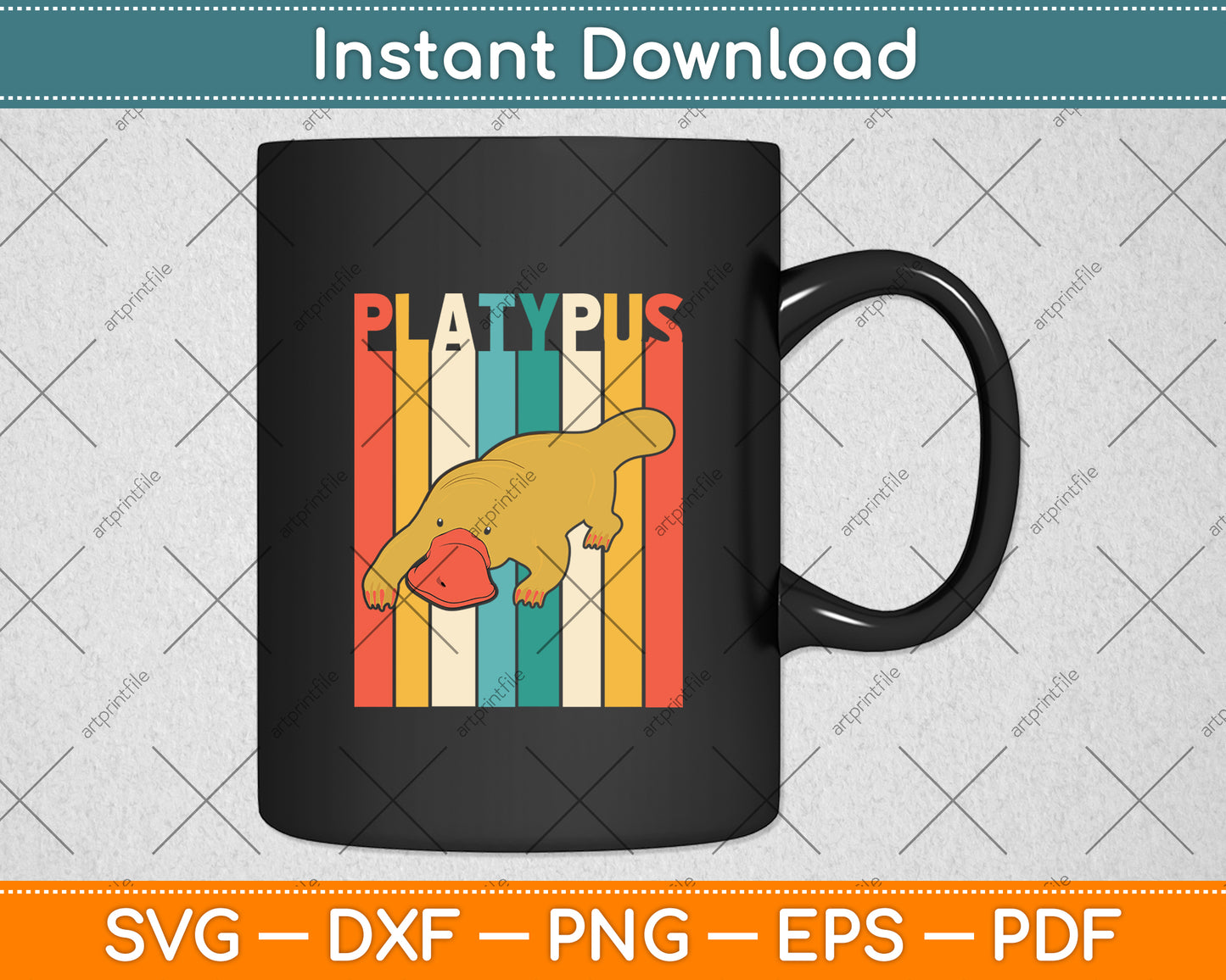 Zookeeper Marine Biologist Animal Platypus Svg Png Dxf Digital Cutting File