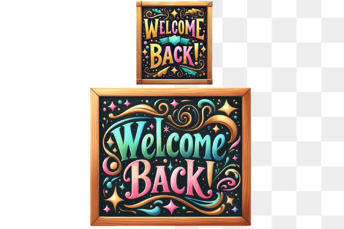 Welcome Back School Shirt PNG Colorful Back to School Design