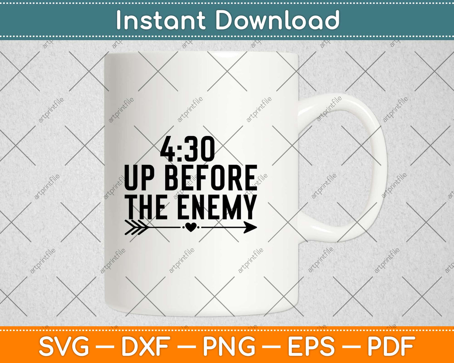 430 Up Before The Enemy Motivational Svg Design Cricut Printable Cutting Files