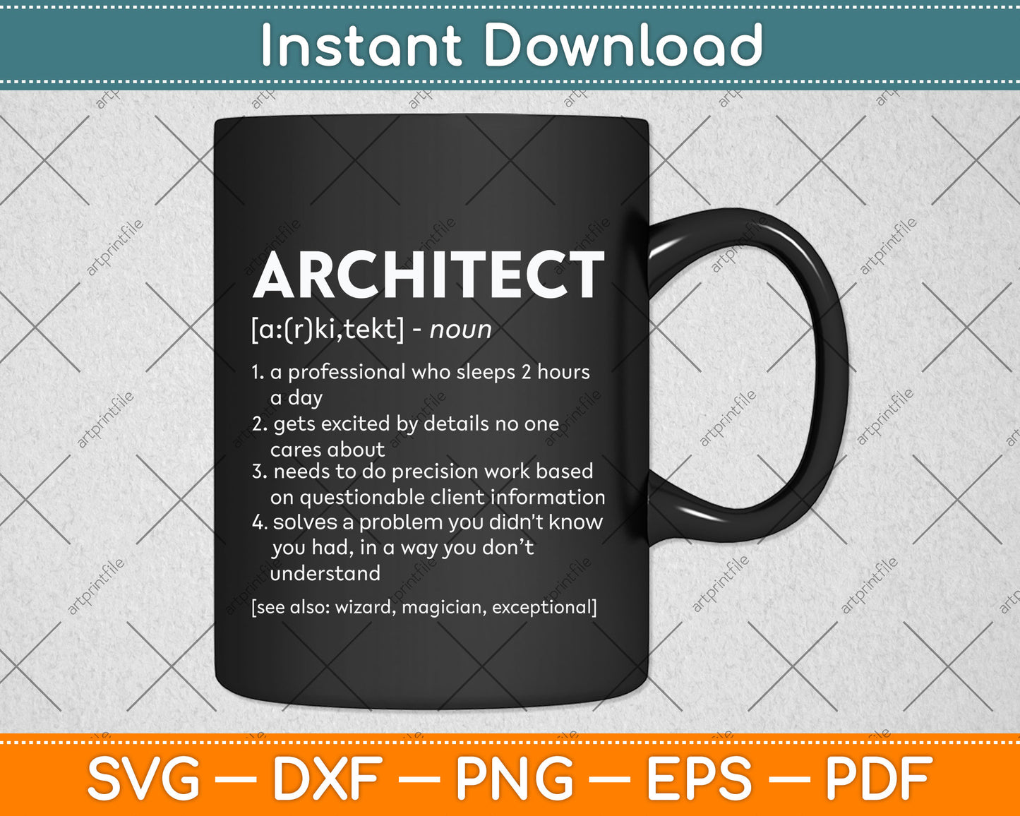 Architect Definition Funny Architects Svg Png Dxf Digital Cutting File