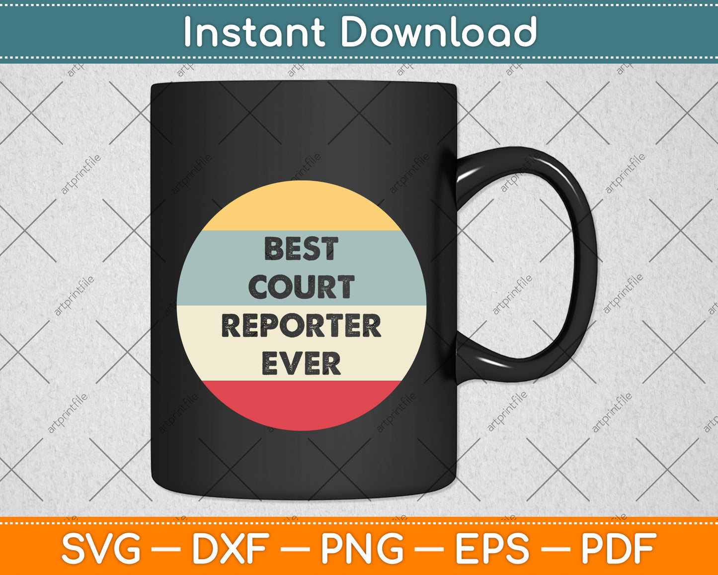 Best Court Reporter Ever Svg Png Dxf Digital Cutting File