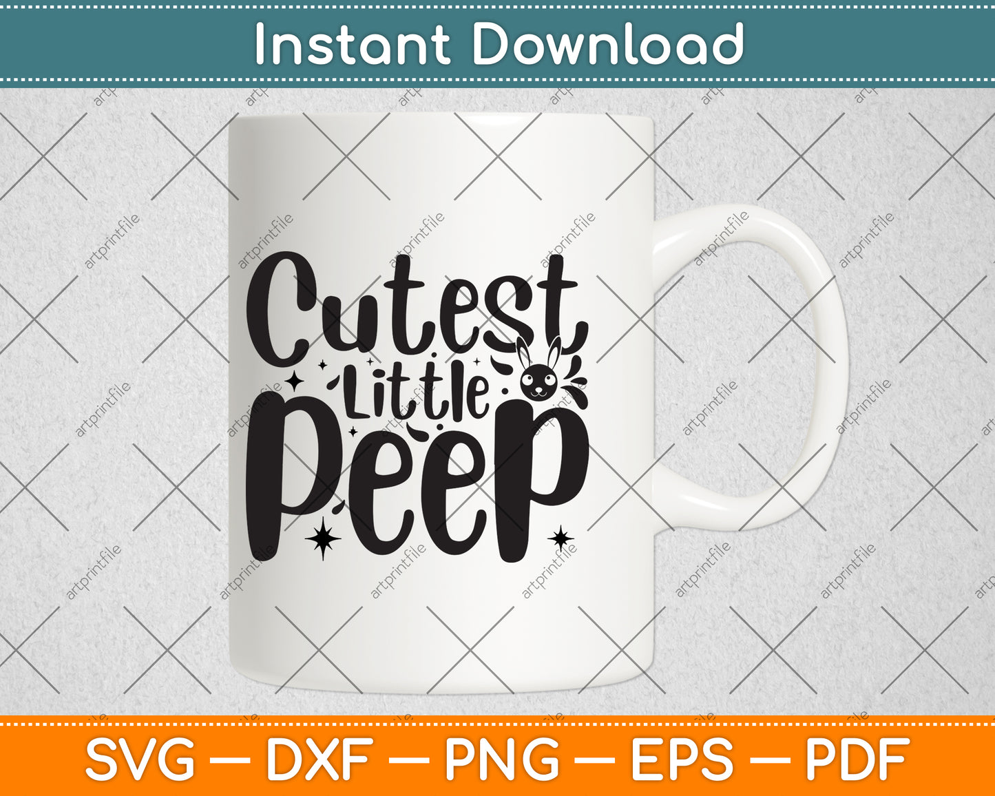 Cutest Little Peep Svg Png Dxf Digital Cutting File