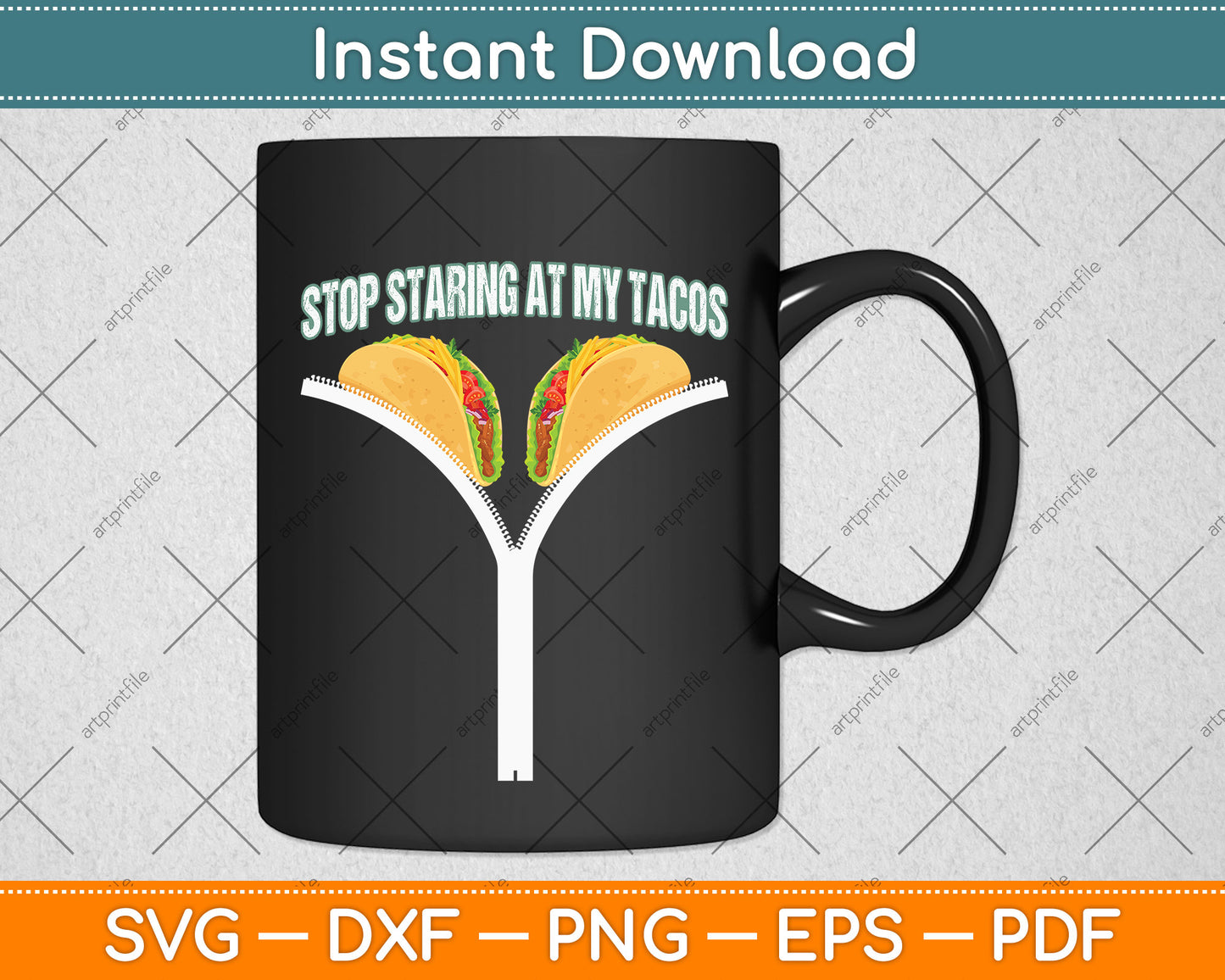 Funny Mexican Stop Staring At My Tacos Cinco De Mayo Svg Png Dxf Digital Cutting File