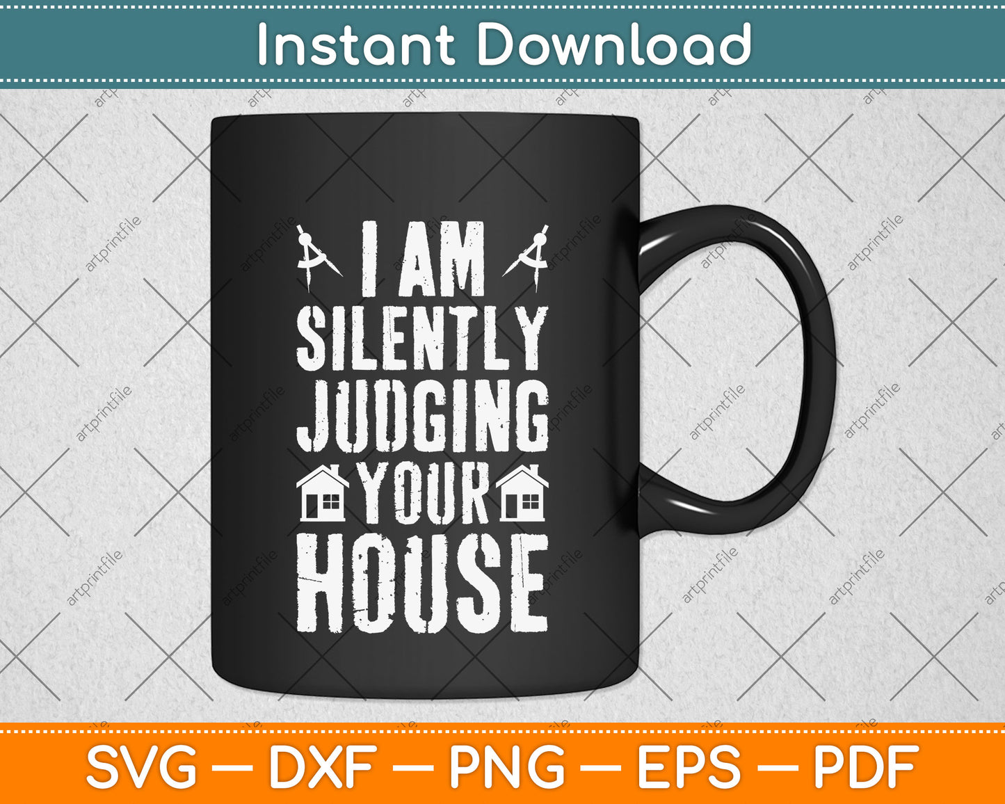 I Am Silently Judging You House Best Architect Svg Png Dxf Digital Cutting File