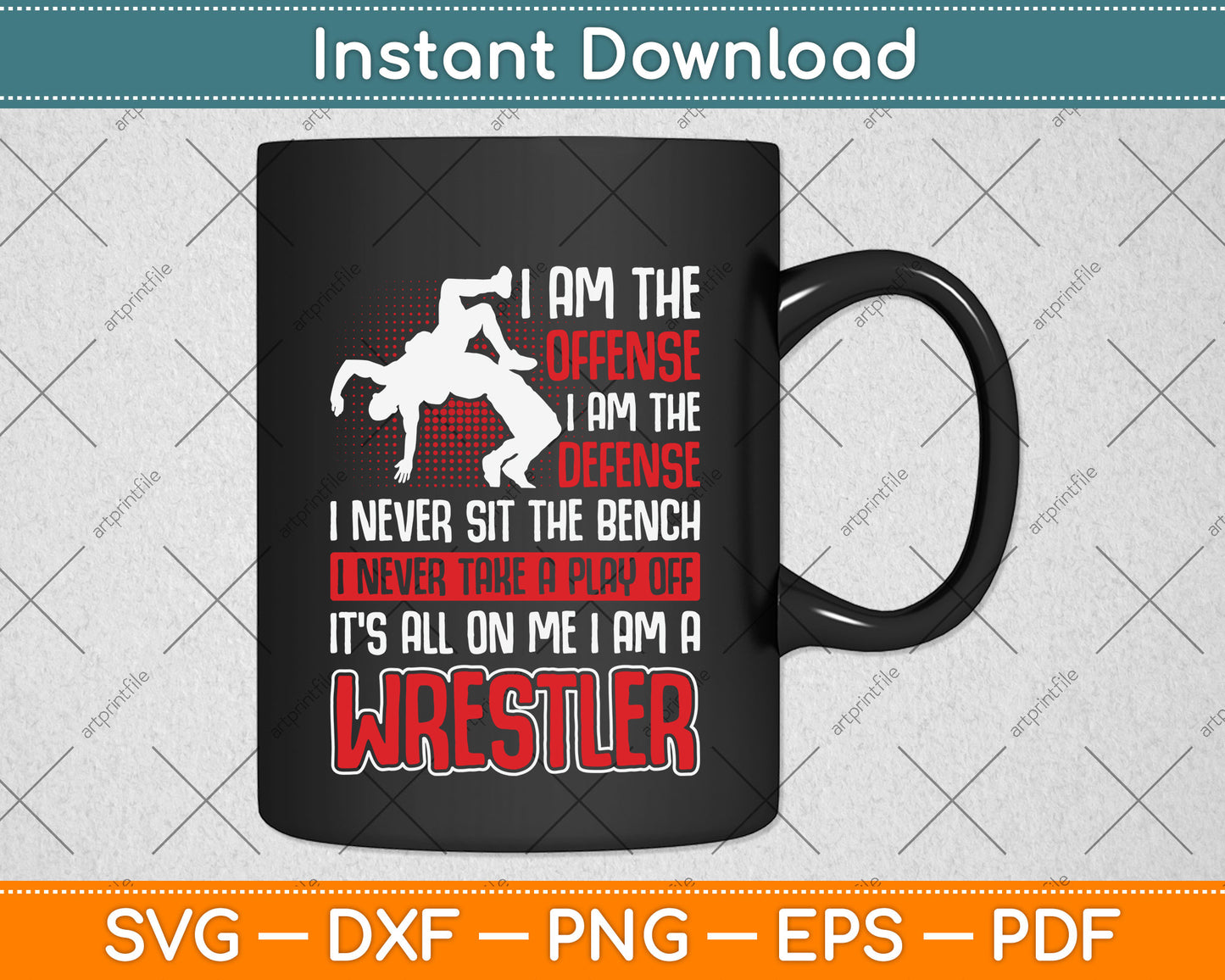 I Am The Offense I Am The Defense I Never Sit The Bench Svg Png Dxf Cutting File
