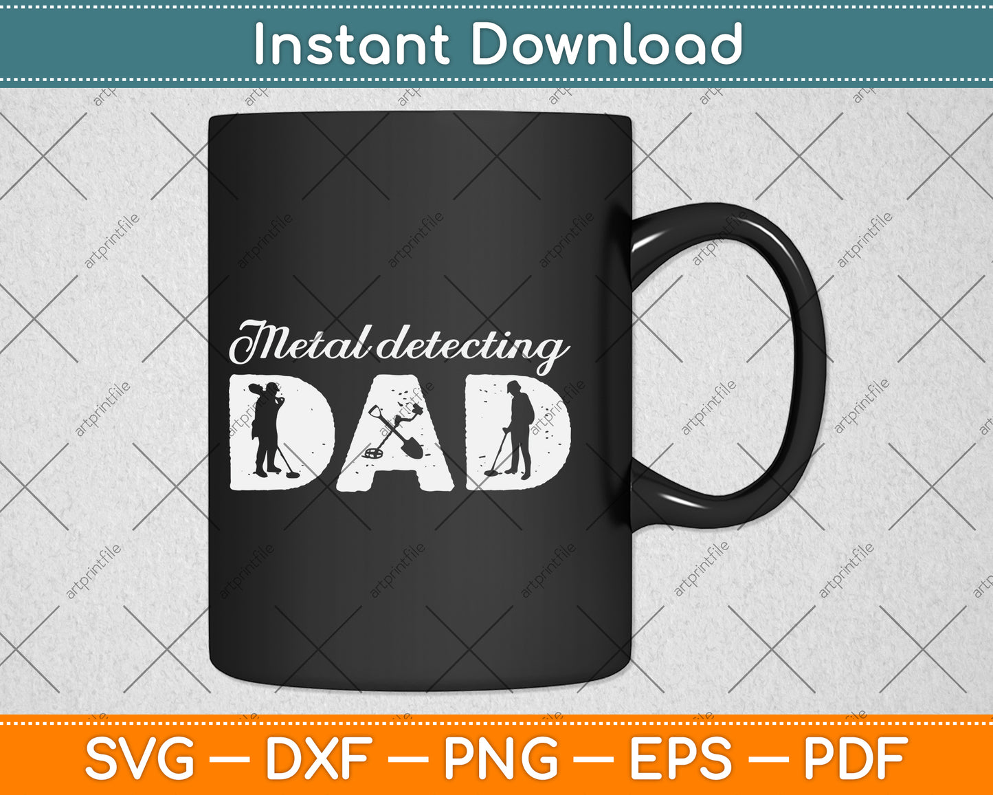 I Know Detecting Dad Svg Png Dxf Digital Cutting File