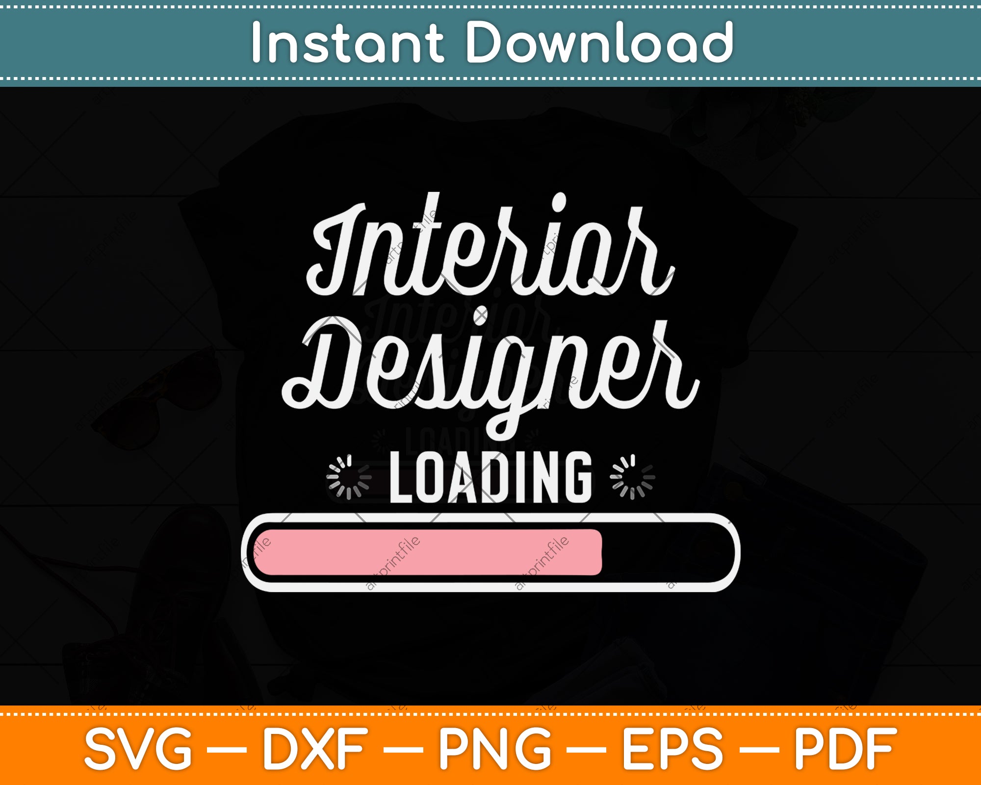Interior Designer Loading Svg Cutting File – artprintfile