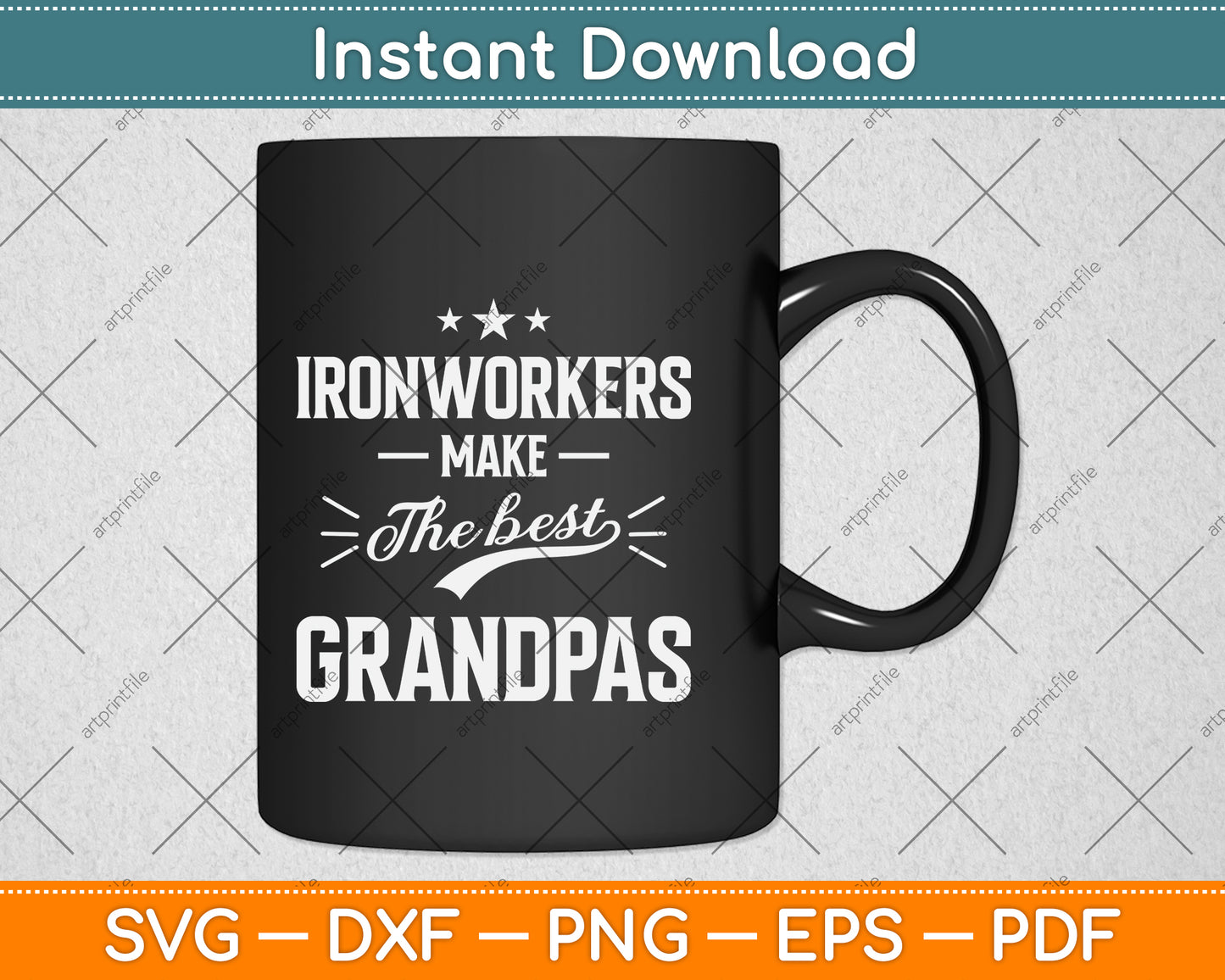 Ironworkers Make The Best Grandpas Svg Png Dxf Digital Cutting File