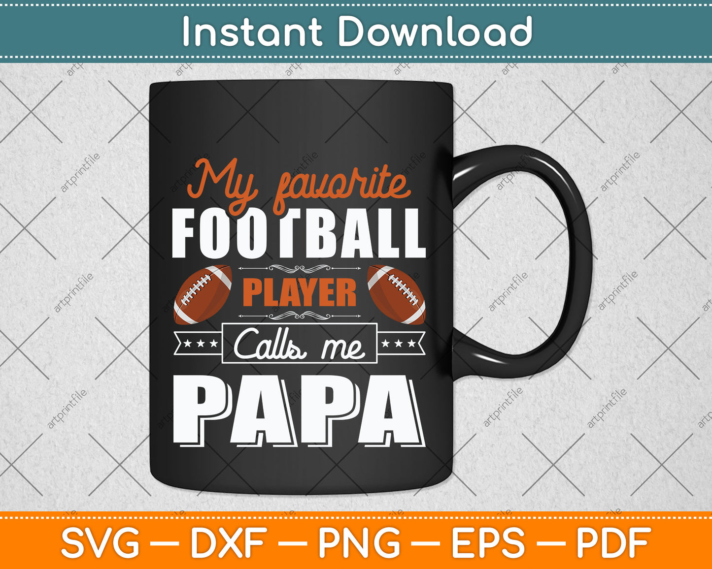 My Favorite Football Player Calls Me Nana Svg Png Dxf Digital Cutting File