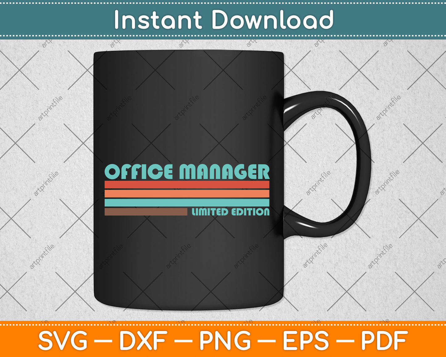 Office Manager Limited Edition Funny Birthday Svg Png Dxf Digital Cutting File