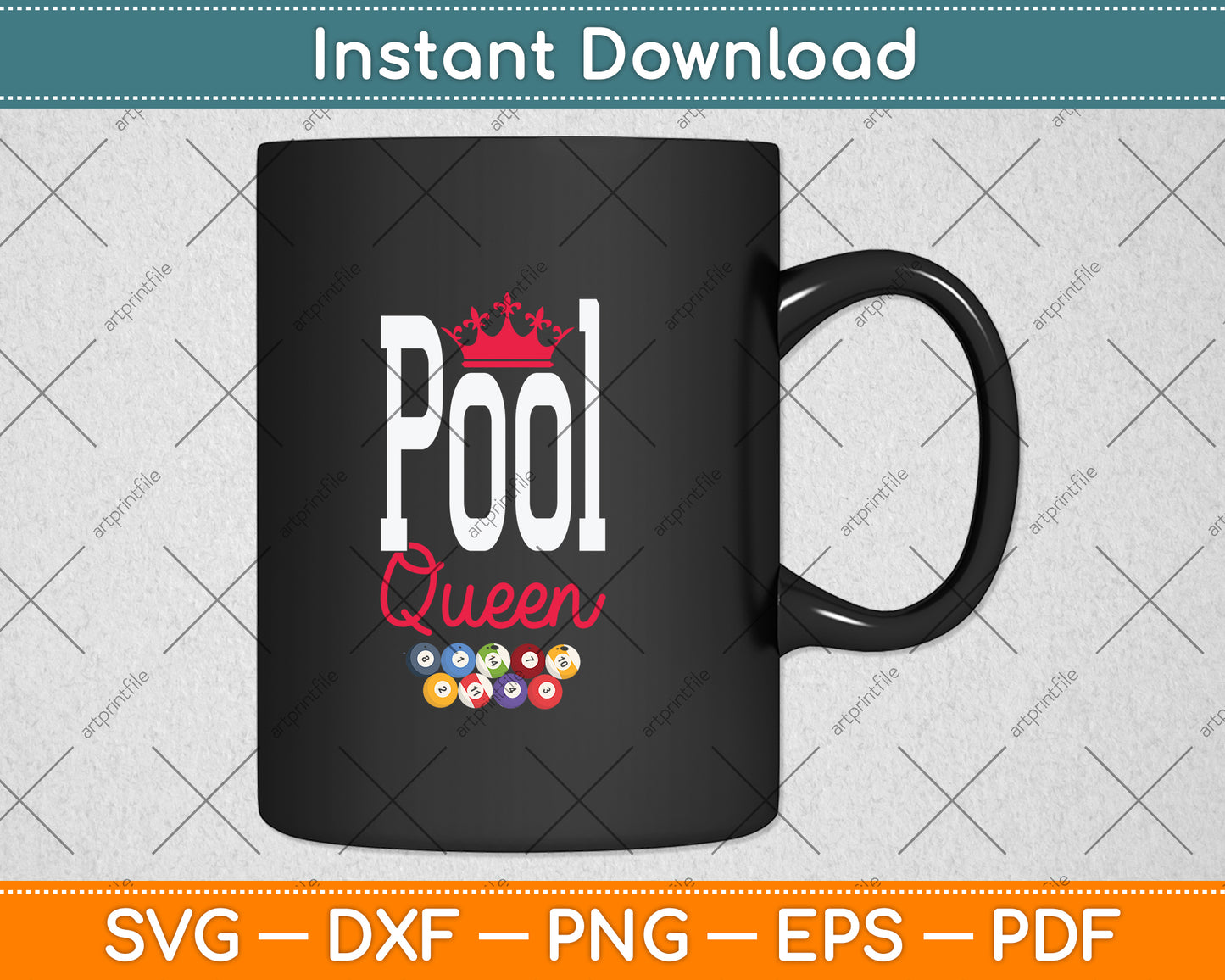 Pool Queen Pool Billiard Snooker Player Svg Png Dxf Digital Cutting File
