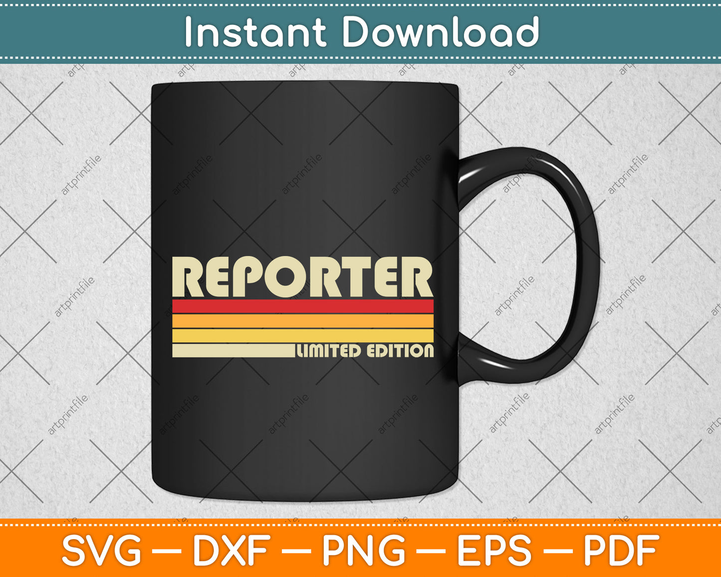 Reporter Limited Edition Birthday Svg Png Dxf Digital Cutting File