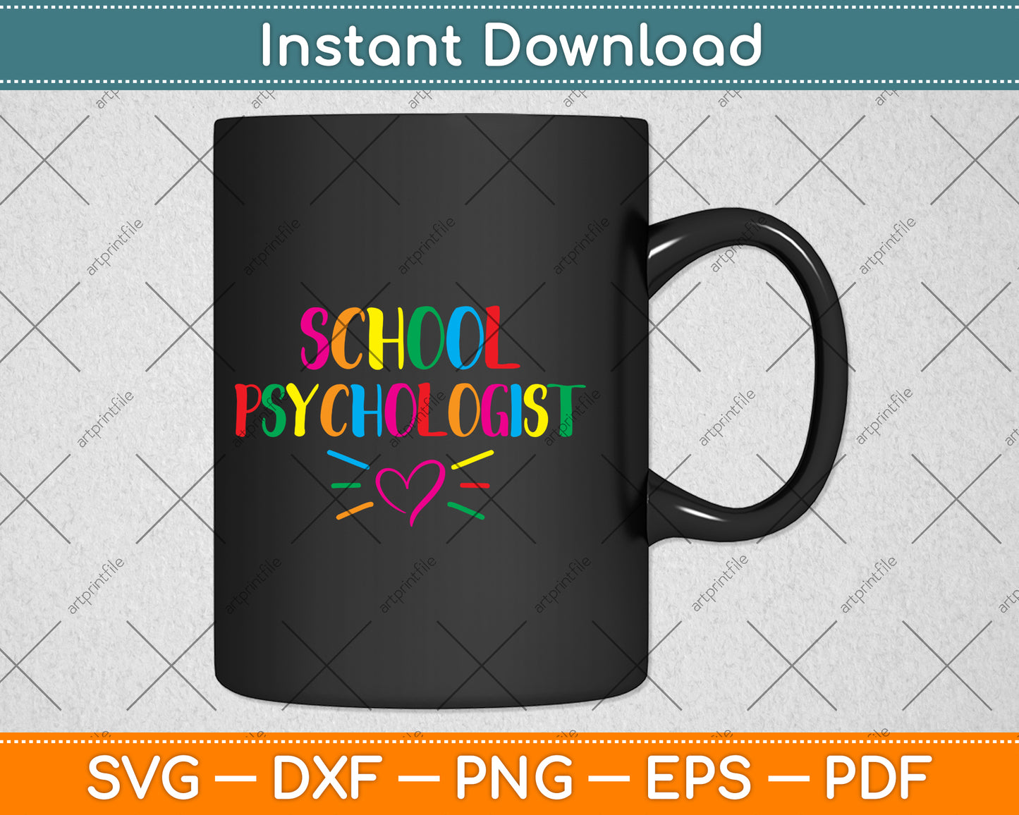 School Psychologist Psychology Teacher School Psych Svg Png Dxf Digital Cutting File