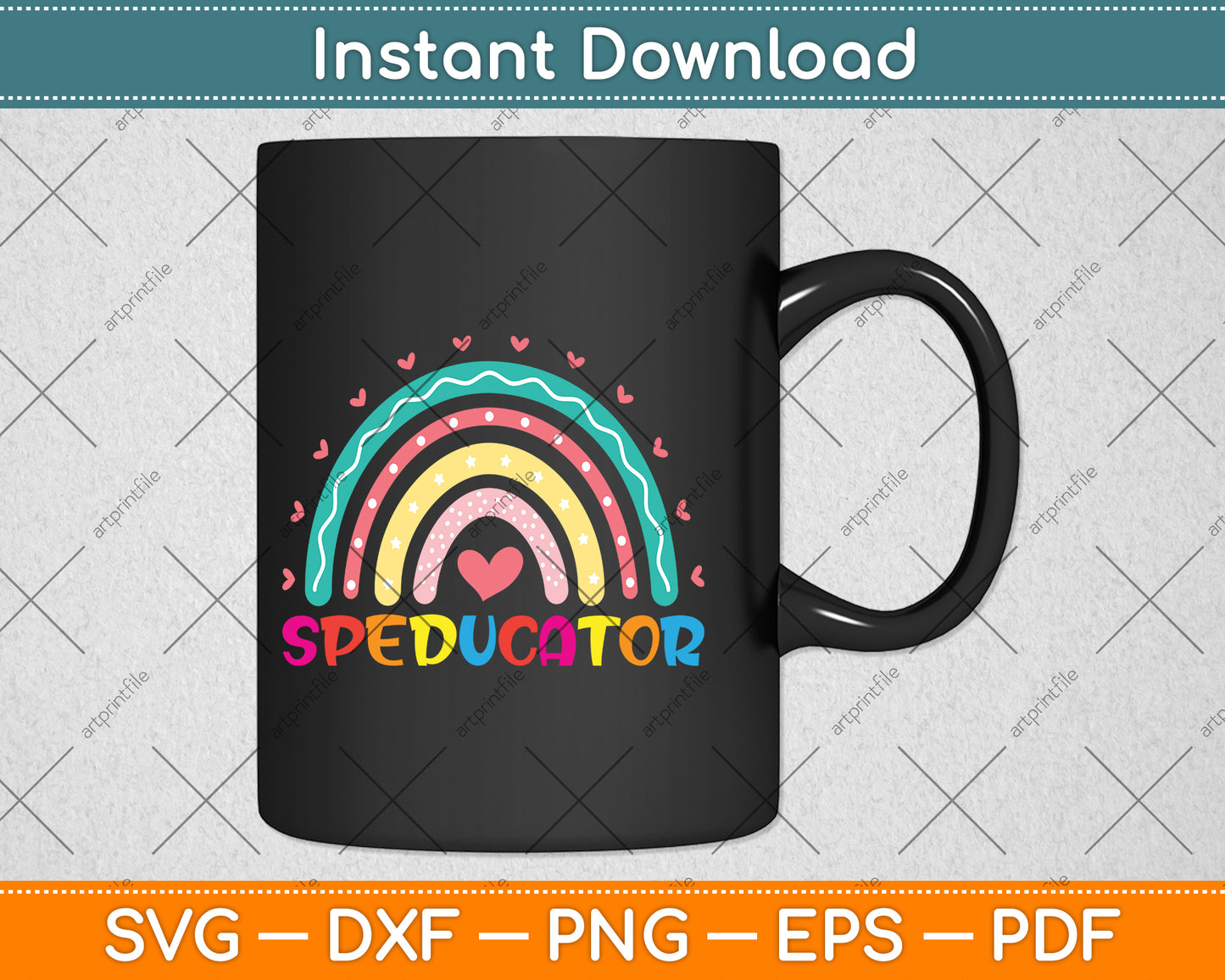 Speducator Special Education Teacher Svg Png Dxf Digital Cutting File