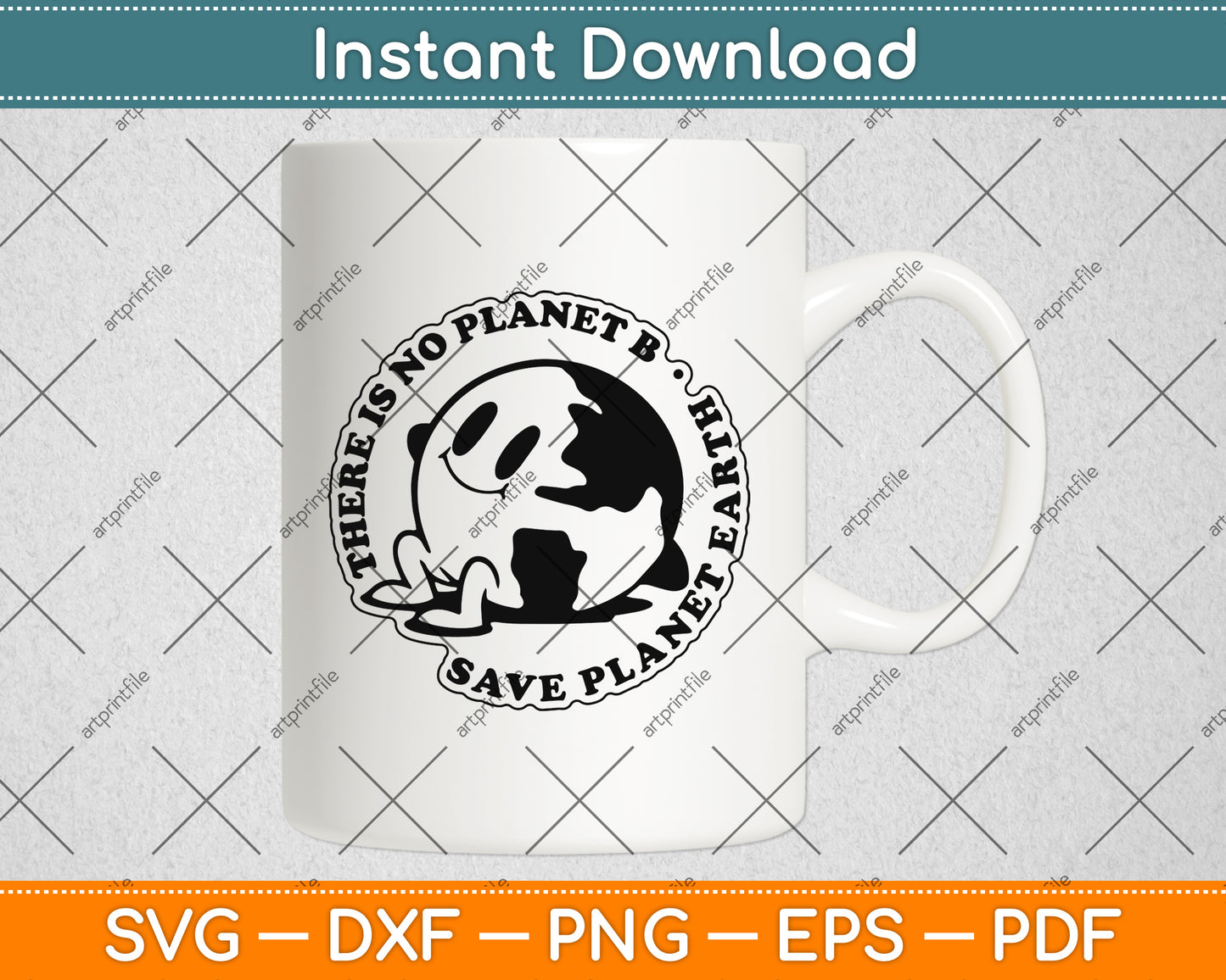 There Is No Planet B Save Planet Earth Svg Png Dxf Digital Cutting File