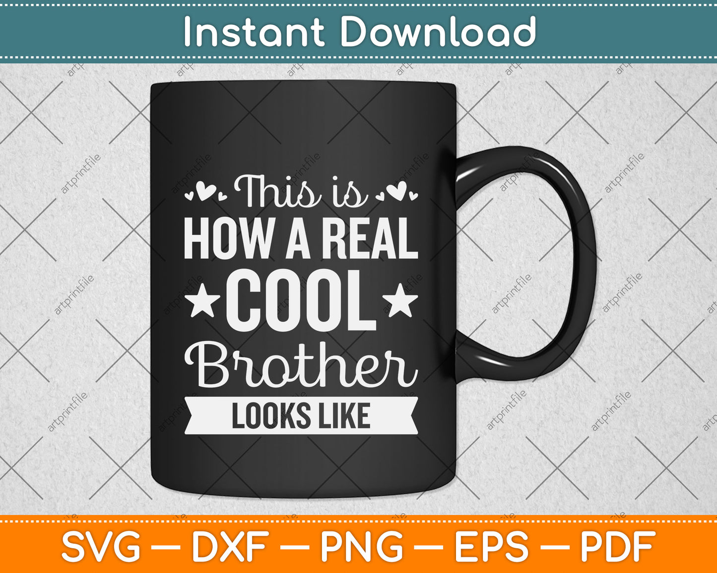 This Is How A Real Cool Brother Looks Like Svg Png Dxf Digital Cutting File
