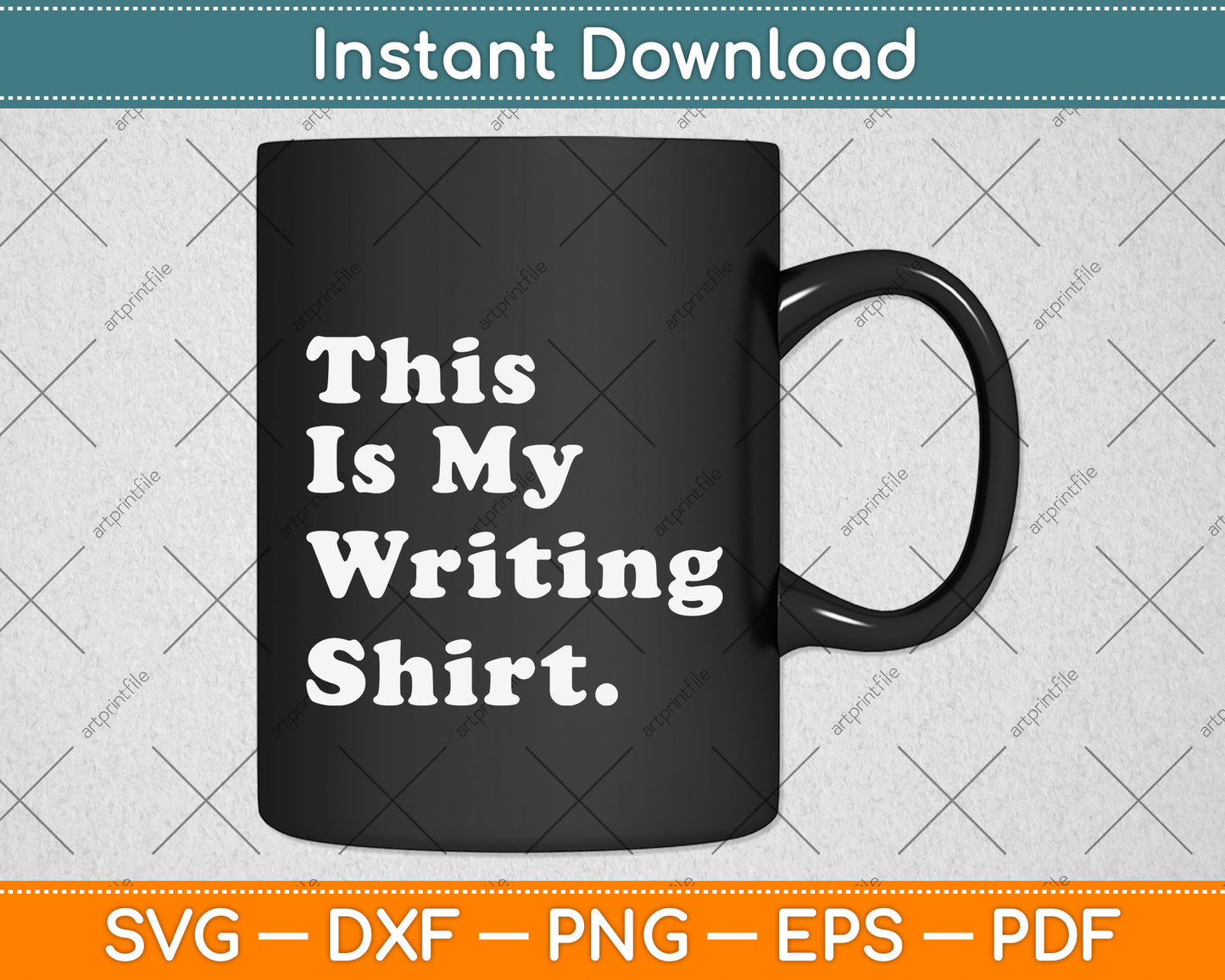 This Is My Writing Shirt Free Svg Png Dxf Digital Cutting File