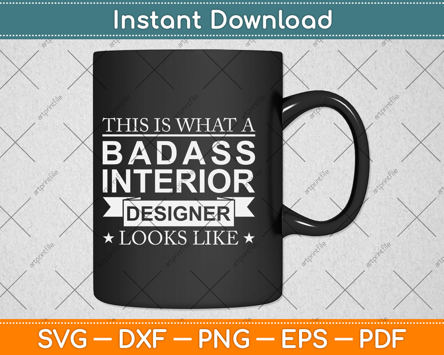 This Is What A Badass Interior Designer Looks Like Svg Png Dxf Digital Cutting File