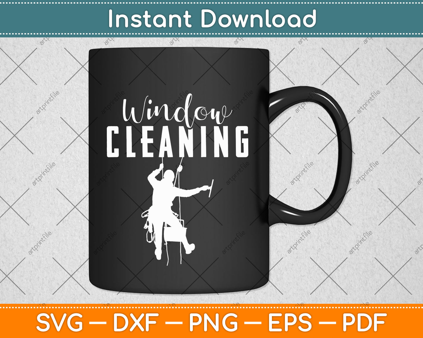 Window Cleaning Funny Fathers Day Svg Png Dxf Digital Cutting File