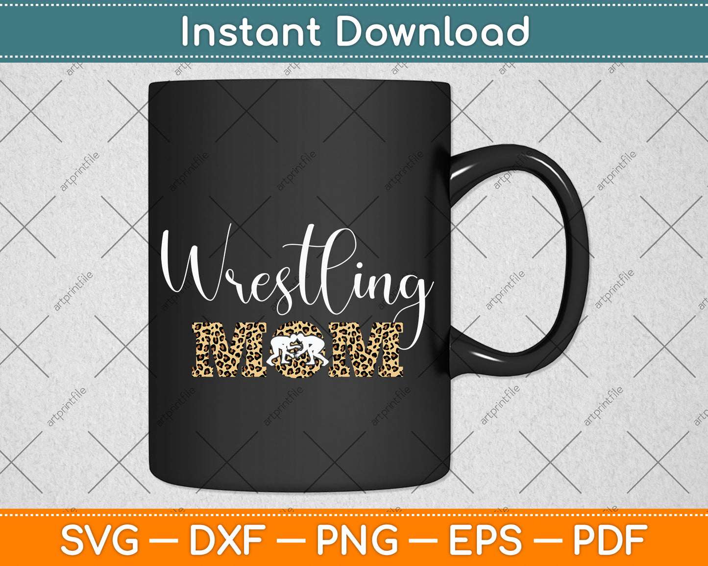 Wrestling Mom Funny Wrestling Svg Png Dxf Digital Cutting File